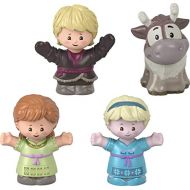 Fisher-Price Little People ? Disney Frozen Young Anna and Elsa & Friends, Set of 4 Character Figures for Toddlers and Preschool Kids