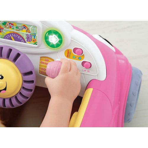  Fisher-Price Laugh & Learn Crawl Around Car,Pink,18.90 x 28.74 x 12.60 Inches