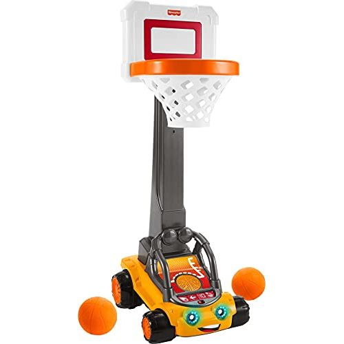  Fisher-Price B.B. Hoopster, Motorized Electronic Basketball Toy with Lights, Sounds and Game Play for Preschool Kids Ages 3 Years and Older