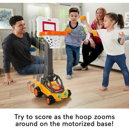  Fisher-Price B.B. Hoopster, Motorized Electronic Basketball Toy with Lights, Sounds and Game Play for Preschool Kids Ages 3 Years and Older