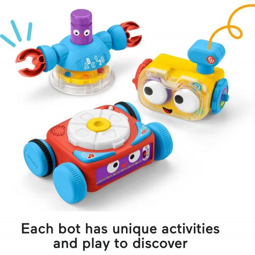  Fisher-Price 4-in-1 Ultimate Learning Bot, Electronic Activity Toy with Lights, Music and Educational Content for Infants and Kids 6 Months to 5 Years, Multi