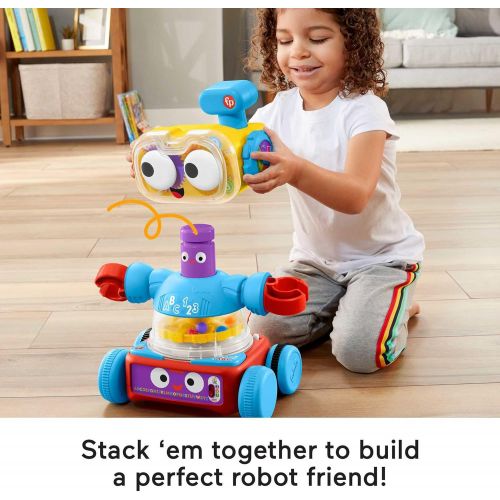  Fisher-Price 4-in-1 Ultimate Learning Bot, Electronic Activity Toy with Lights, Music and Educational Content for Infants and Kids 6 Months to 5 Years, Multi