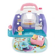 Fisher-Price Little People Cuddle & Play Nursery, Portable Nursery Play Set for Toddlers and Preschool Kids Up to Age 5