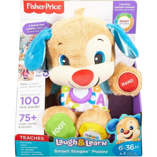  Fisher-Price Laugh & Learn Smart Stages Puppy , Brown