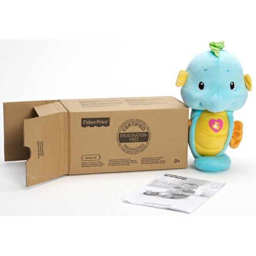  Fisher-Price Ocean Wonders Soothe and Glow Seahorse, Blue