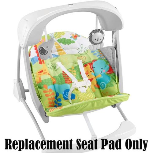  Replacement Seat Pad / Cushion / Cover for Fisher Price Rainforest Friends Take Along Swing (Model CKK59) or Fisher Price Woodland Friends Take Along Swing (Model CBV74)