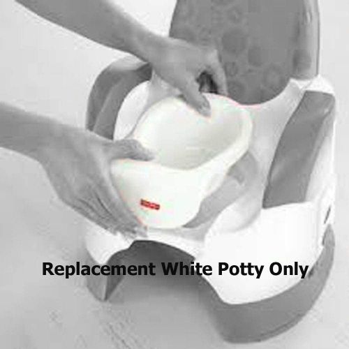  Replacement Parts for Custom Comfort Potty - Fisher-Price Custom Comfort Potty Training Seat CGY50 ~ Replacement White Potty Seat Insert for Girls