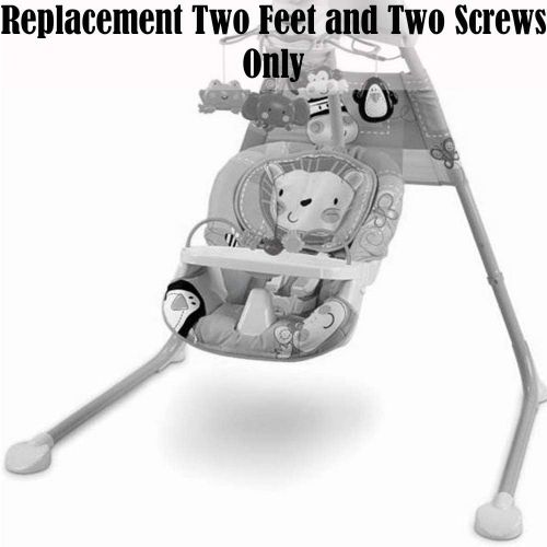  Fisher-Price Replacement Parts for Cradle n Swing Discover n Grow Cradle n Swing W9507 - Replacement Two Feet and Two Screws