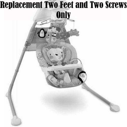  Fisher-Price Replacement Parts for Cradle n Swing Discover n Grow Cradle n Swing W9507 - Replacement Two Feet and Two Screws
