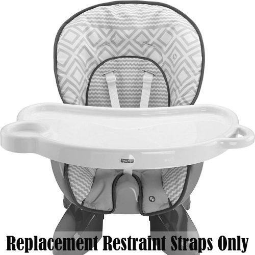  Fisher Price Space Saver High Chair Replacement (SPACE SAVER STRAPS-CREAM BJX68)