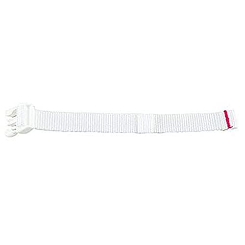  Replacement Parts for Baby Swing - Fisher-Price Revolve Baby Swing FBL70 ~ One White Replacement Waist Strap (Swing needs two) with male part of buckle