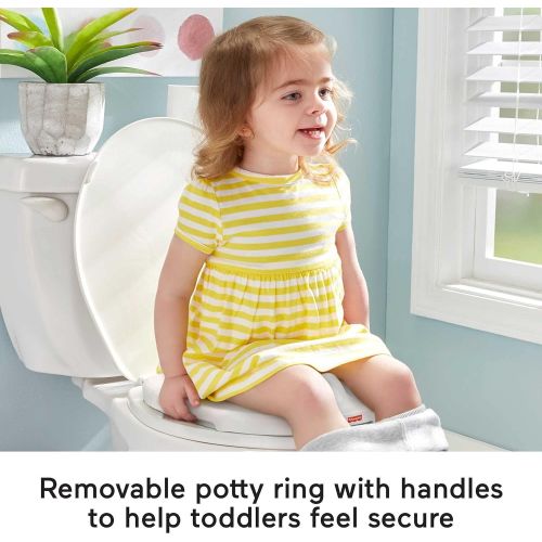  Fisher-Price Daniel Tigers Neighborhood Potty - Daniel Tiger & Friends Themed Convertible Toddler Training Toilet with Potty Ring & Stepstool