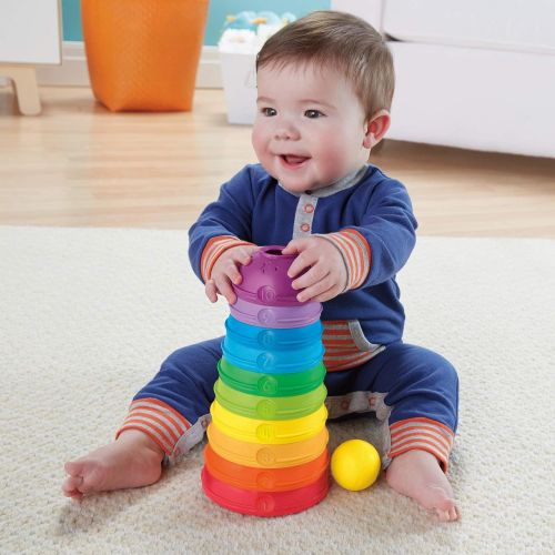  Fisher-Price Brilliant Basics Stack and Roll Cups