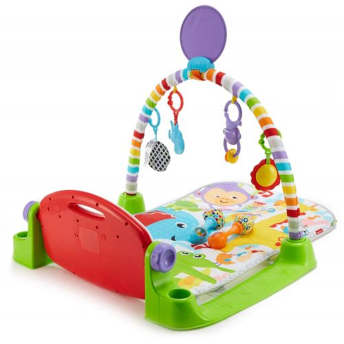  Fisher-Price Deluxe Kick and Play Piano Gym and Maracas [Amazon Exclusive]