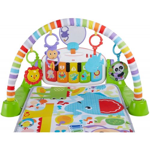  Fisher-Price Deluxe Kick and Play Piano Gym and Maracas [Amazon Exclusive]