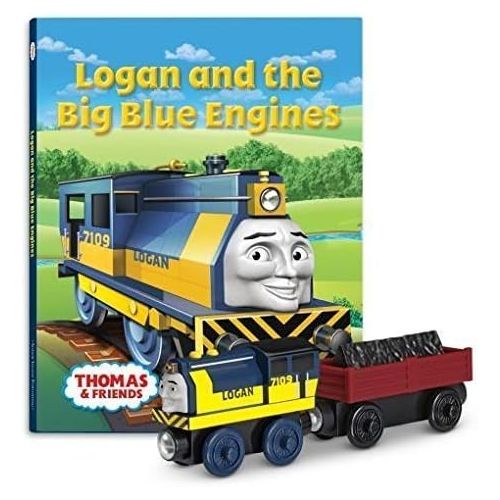  Fisher-Price Logan and The Big Blue Engines Book Pack Toy