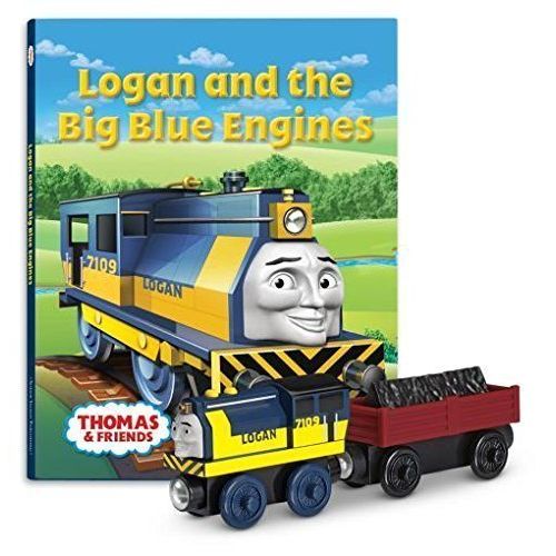  Fisher-Price Logan and The Big Blue Engines Book Pack Toy