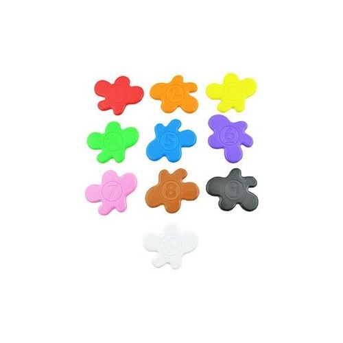  Replacement Parts for Smart Scan Chameleon - Fisher-Price Think & Learn Smart Color Chameleon ~ Replacement Targets ~ Set of 10 ~ Various Colors