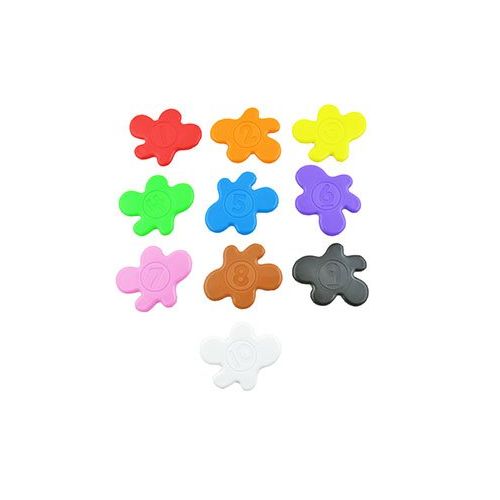  Replacement Parts for Smart Scan Chameleon - Fisher-Price Think & Learn Smart Color Chameleon ~ Replacement Targets ~ Set of 10 ~ Various Colors