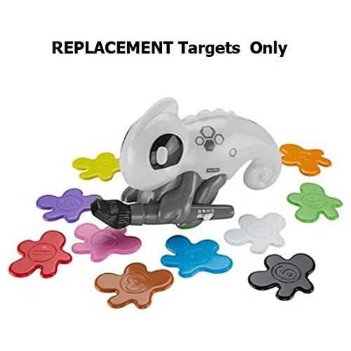  Replacement Parts for Smart Scan Chameleon - Fisher-Price Think & Learn Smart Color Chameleon ~ Replacement Targets ~ Set of 10 ~ Various Colors