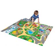 Fisher-Price Little People Play Mat with 2 Vehicles
