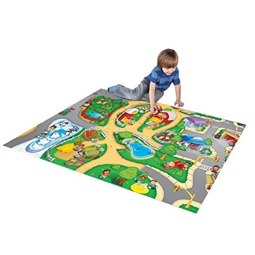  Fisher-Price Little People Play Mat with 2 Vehicles