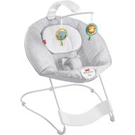 Fisher-Price See and Soothe Deluxe Bouncer Hearthstone, Soothing Baby Seat for Infants and Newborns [Amazon Exclusive]