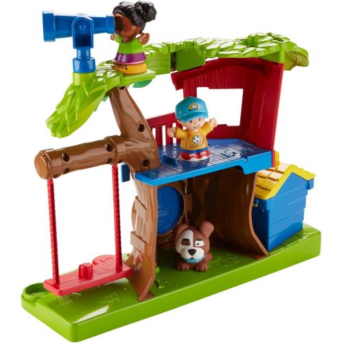 피셔프라이스 Fisher-Price Little People Swing & Share Treehouse Playset