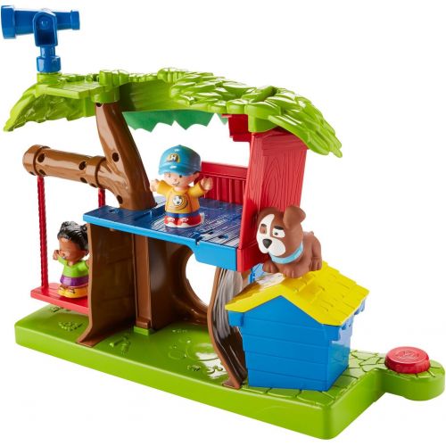 피셔프라이스 Fisher-Price Little People Swing & Share Treehouse Playset