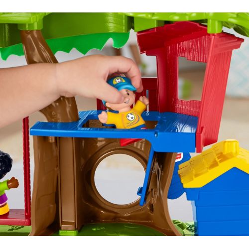 피셔프라이스 Fisher-Price Little People Swing & Share Treehouse Playset