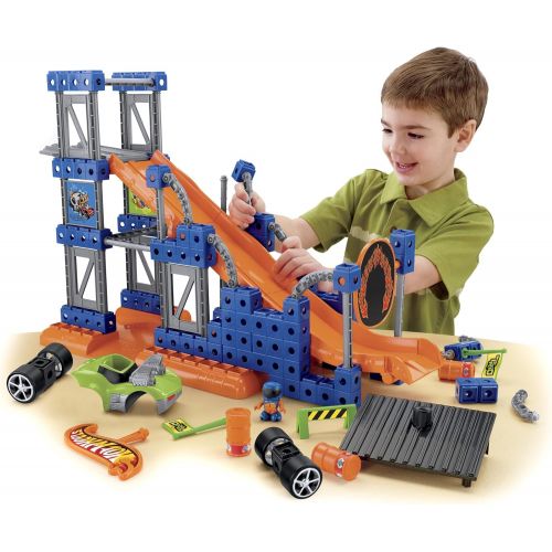 피셔프라이스 Fisher-Price TRIO Hot Wheels Stunt Ramp Builder