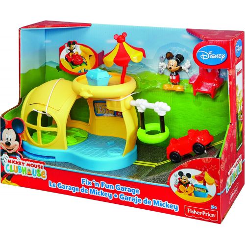 피셔프라이스 Fisher-Price Mickey Mouse Clubhouse Fix n Fun Garage