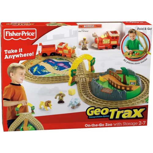 피셔프라이스 Fisher-Price GeoTrax On the Go Zoo