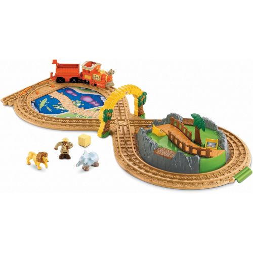 피셔프라이스 Fisher-Price GeoTrax On the Go Zoo