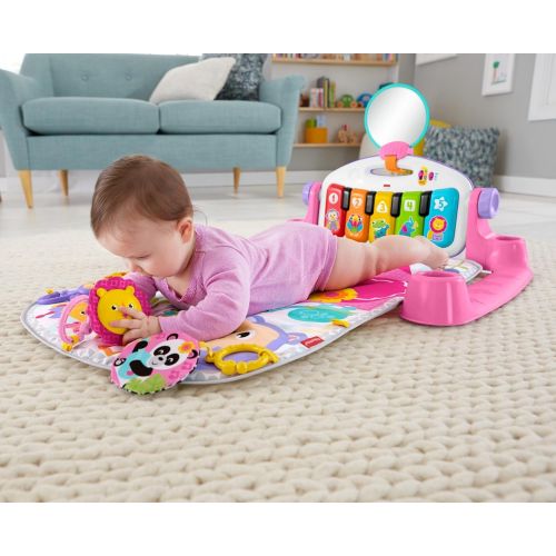 Fisher-Price Deluxe Kick & Play Piano Gym, Pink