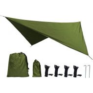 Fishines Hammock Waterproof Tent,Portable Waterproof Outdoor Tarp Camping Traveling Awning,for Camping, Backpacking, Tents, Hammocks