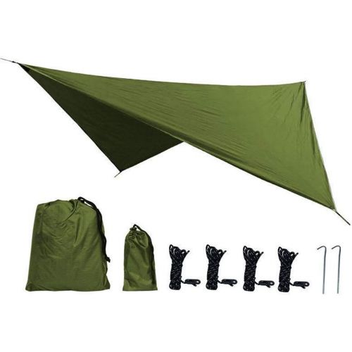  Fishines Hammock Waterproof Tent,Portable Waterproof Outdoor Tarp Camping Traveling Awning,for Camping, Backpacking, Tents, Hammocks