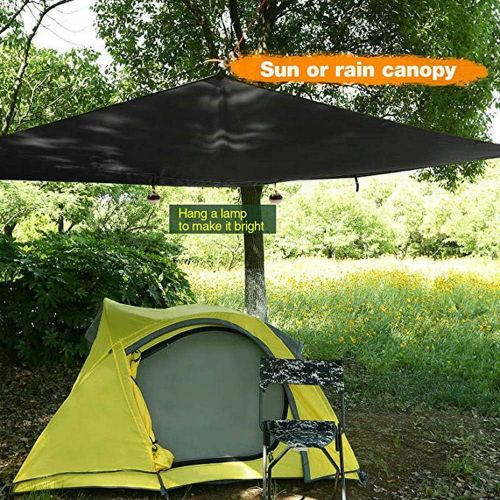  Fishines Hammock Waterproof Tent,Portable Waterproof Outdoor Tarp Camping Traveling Awning,for Camping, Backpacking, Tents, Hammocks