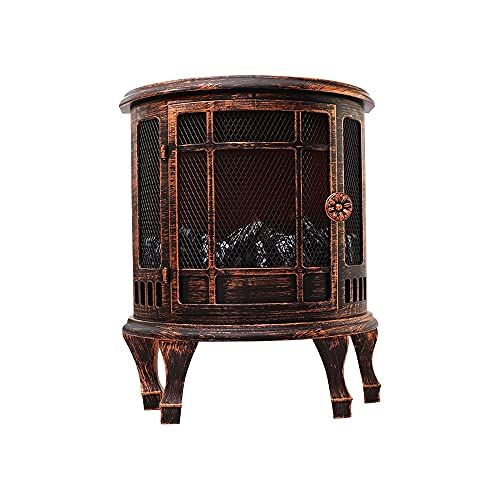  Fishing Hats Fireplace Lantern LED Fire Place Lamp Tabletop Flameless Fire Light USB Battery Operated Fire Flame Lamp for Home Decor Indoor Christmas Ornaments