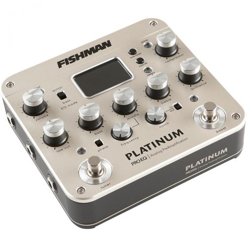  Fishman},description:Completely redesigned from the ground up, the all-analog Platinum Pro EQ universal instrument preamp delivers incredibly accurate sonic detail for any acoustic