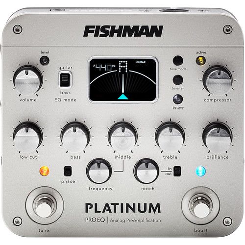  Fishman Platinum Pro EQ Analog Preamp and DI