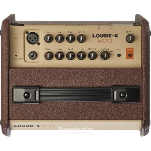  Fishman Loudbox Micro 40-watt 1 x 5.25-inch Acoustic Combo Amp Songwriter Bundle