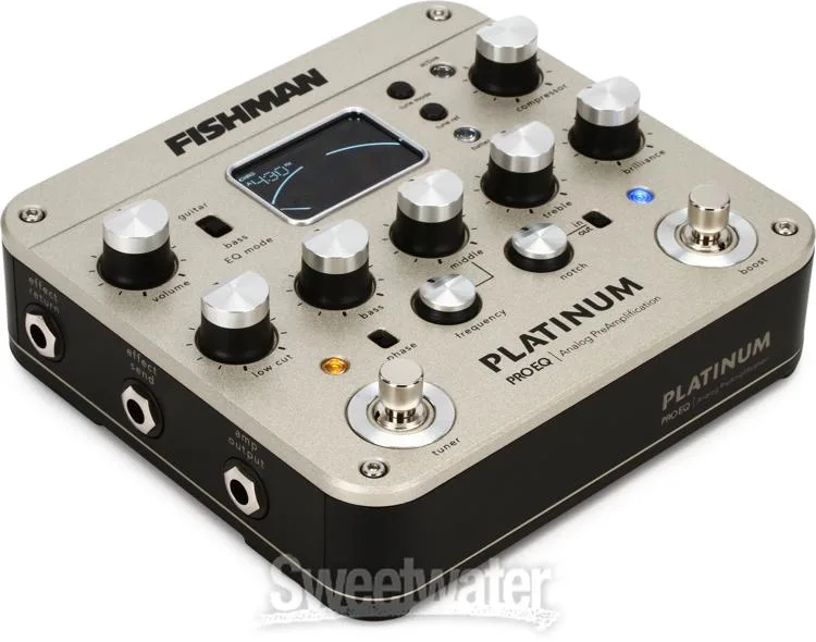  Fishman Platinum Pro EQ/DI Analog Preamp Pedal