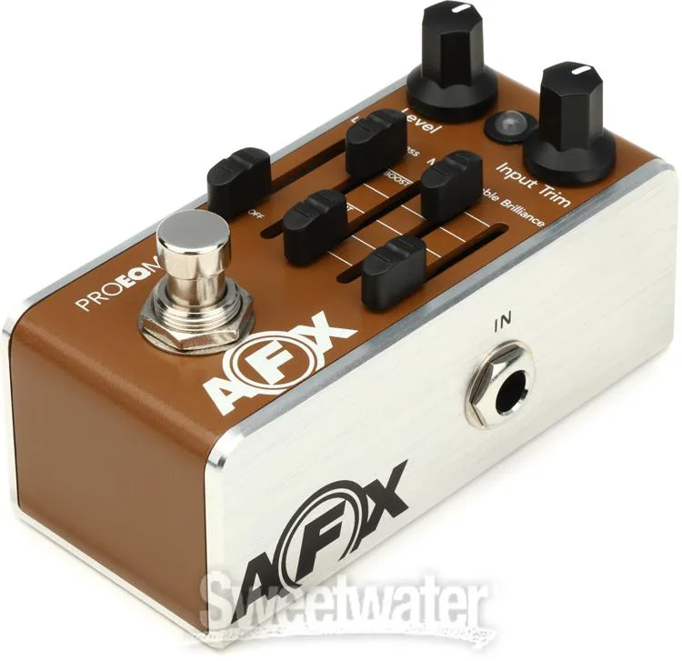  Fishman AFX Pro EQ Mini Acoustic Preamp & EQ Demo