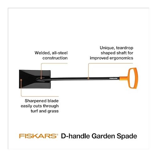  Fiskars Square Garden Spade Shovel - 46
