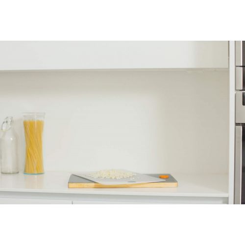  Fiskars Schneidestation, 2-tlg., Bestehend aus 1 Schneidebrett und 1 Auflage, Birkenholz-Brett/Kunststoff-Auflage, Functional Form, 1014229