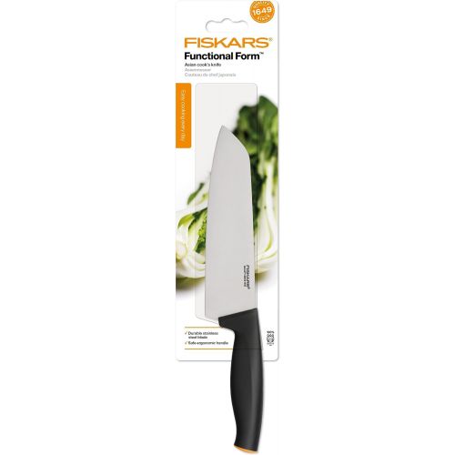  Fiskars Gemuesemesser, Gesamtlange: 23 cm, Qualitatsstahl/Kunststoff, Functional Form, 1014205