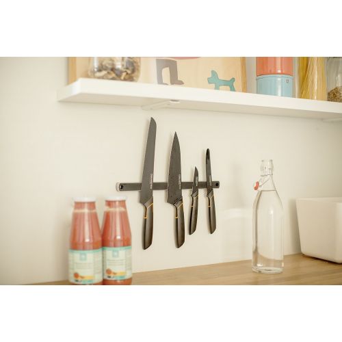  Fiskars Schalmesser, Modernes Design, Gerade Klinge, Gesamtlange: 20 cm, Qualitatsstahl/Kunststoff, Edge, 1003091