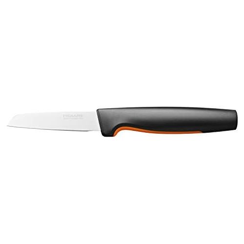  [아마존베스트]Fiskars Bamboo Design Knife Block with 3 Knives, Functional Shape, Including Vegetable Knife, Santoku Chefs Knife and Chefs Knife, Plastic, Bamboo, 1057553