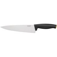 [아마존베스트]Fiskars Chefs Knife, Small, Total Length: 24 cm, high-quality steel / plastic, functional shape., black / orange, 20 cm